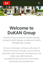 Mobile Screenshot of dukangroup.com