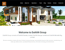 Tablet Screenshot of dukangroup.com